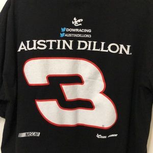 NWOT Men’s NASCAR Austin Dillon TShirt, XL, Black